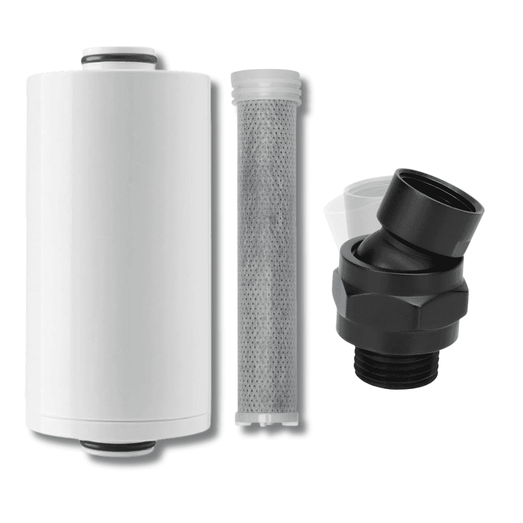 Maintenance bundle lifestyle — clean filter equals healthy skin and hair